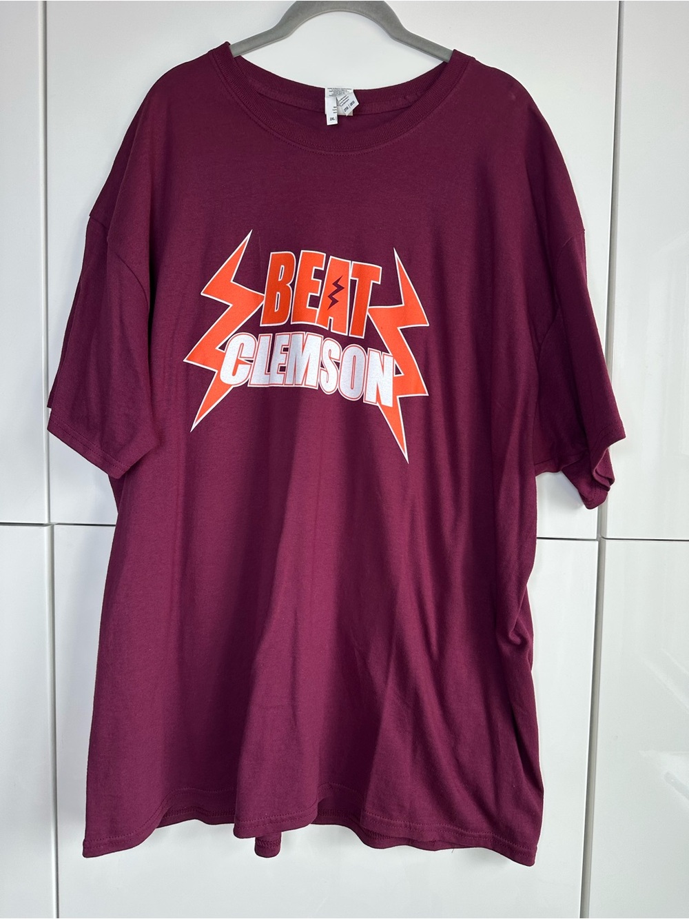 Virginia Tech Football Beat Clemson T Shirt Men’s 2XL Hokies VT Blacksburg